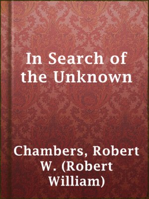 cover image of In Search of the Unknown